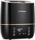 2-in-1 Warm and Cool Mist Humidifier, 5L Indoor Ultrasonic Air Humidifier with Essential Oil Tray for Bedrooms, Plants
