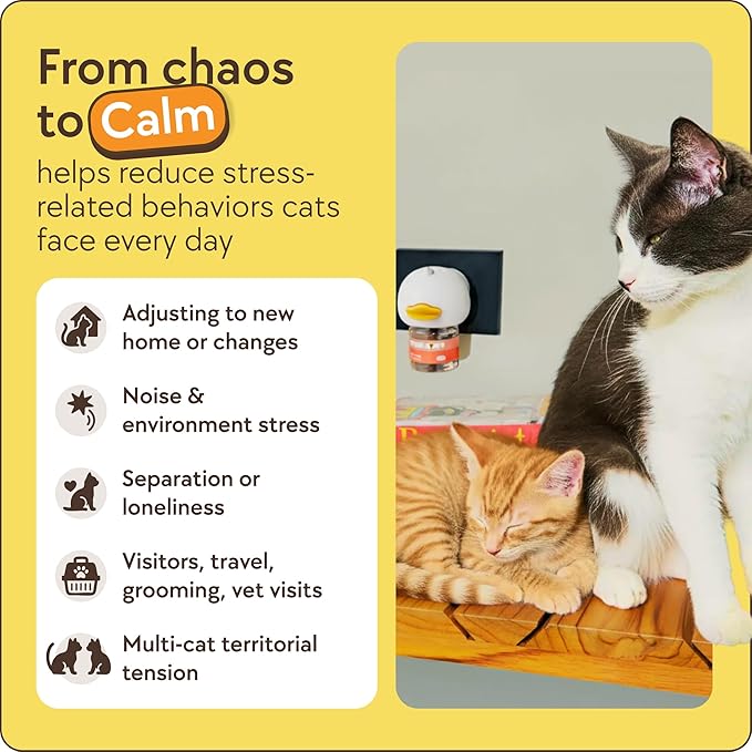 2-Pack 120-Days Cat Calming Diffuser Kits - Dual-Pheromone Cat Diffusers for Stress, Pee Spraying, Fighting, alternate