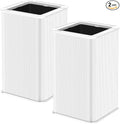 2 Pack 121 Replacement Filt-er, Compatible with Blue Pure 121 A-ir Purifi-er, HEPA H13 Particle, and Activated Carbon