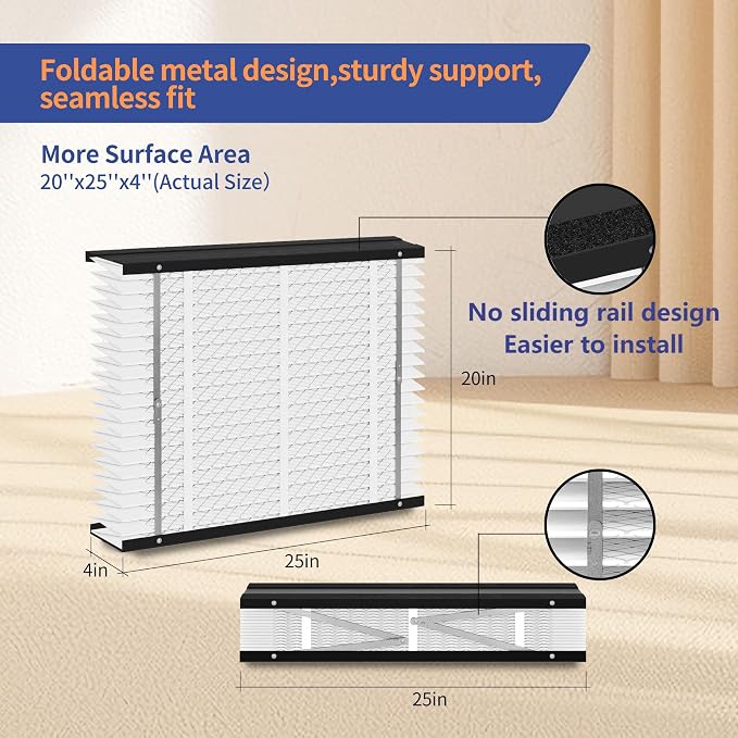 2 Pack 210 Replacement Filter,Compatible with 210 Whole House Air Purifiers