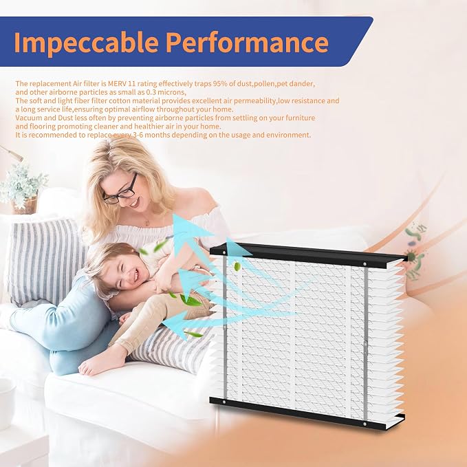 2 Pack 210 Replacement Filter,Compatible with 210 Whole House Air Purifiers