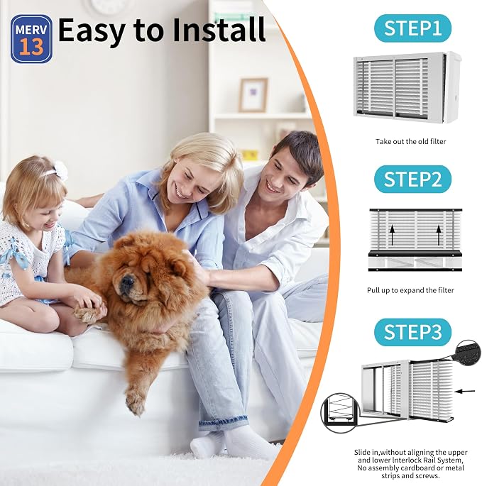 2 Pack 213 Replacement Filter, Compatible with 213 Whole House Air Purifiers, alternate view 4