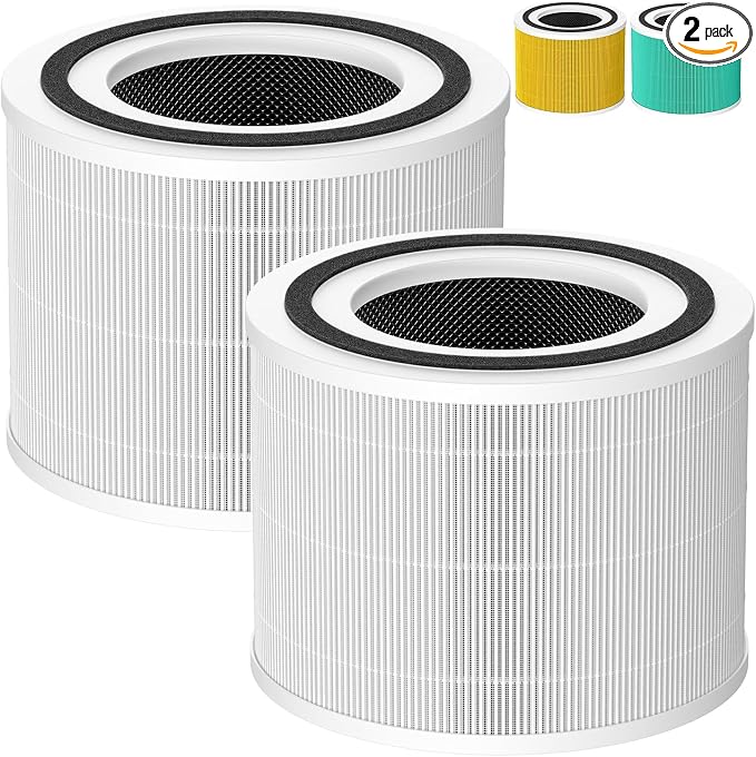 2 Pack 240 True HEPA Replacement Filter Compatible with Puro 240 Air Purifier, product image