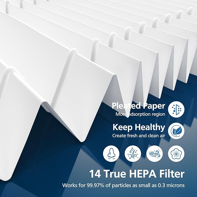 2 Pack 240 True HEPA Replacement Filter Compatible with Puro 240 Air Purifier, alternate product view 3