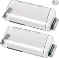 2 Pack Adjustable Air Vent Deflector, 9”-15” Transparent Deflector for Ceiling Registers, Floor, Sidewall (2), product image