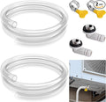 2 Pack Air Conditioner Drain Hose- 3 Ft Portable Leakproof AC Drain Hose Kit- Universal AC Drain Pipe