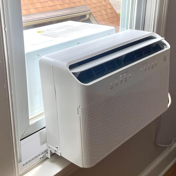 2 Pack Air Conditioner Foam Block, Window AC Side Foam Block Kit with Foam Strip and Tape, Insulated Foam Panel for U-Shaped