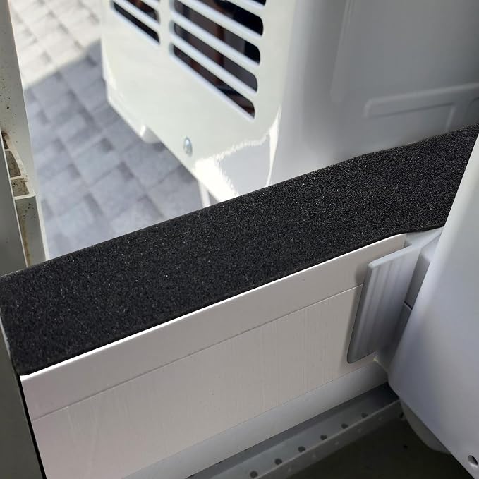 2 Pack Air Conditioner Foam Block, Window AC Side Foam Block Kit with Foam Strip and Tape, Insulated Foam Panel for U-Shaped