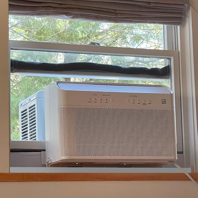 2 Pack Air Conditioner Foam Block, Window AC Side Foam Block Kit with Foam Strip and Tape, Insulated Foam Panel for U-Shaped