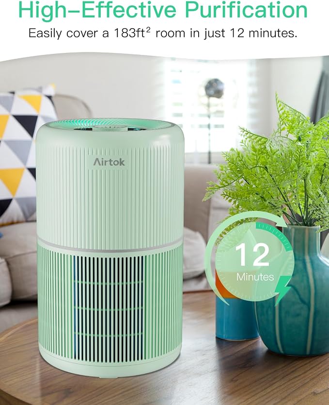 2 Pack Air Purifier for Home Bedroom with H13 True HEPA Filter for Smoke, Smokers, Dust, Odors, Pollen, alternate product