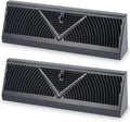2 Pack Baseboard Register Vent 18 Inch Duct Opening Size Vent Covers for Home Floor Diffuser Wall Corner