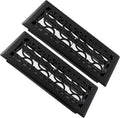 2 Pack Floor Register 4x12 Inches Heavy Duty Walkable Steel Floor Registers Adjustable Airflow Floor Vent Covers - Matte
