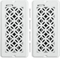 2 Pack Floor Vent Covers, Floor Register 4x10 with Screws, Adjustable Decorative Vent Covers for Home Floor Ceiling or