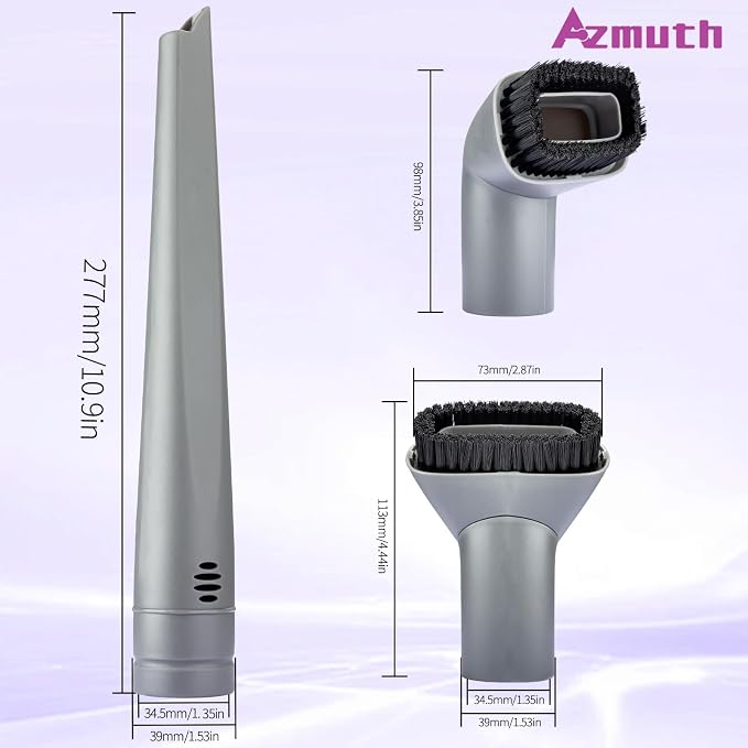 2 Pack for Shark Crevice Tool and Vacuum Dust Brush for Shark Navigator Lift-Away Vacuum Cleaner NV350, NV352, NV355, NV356E