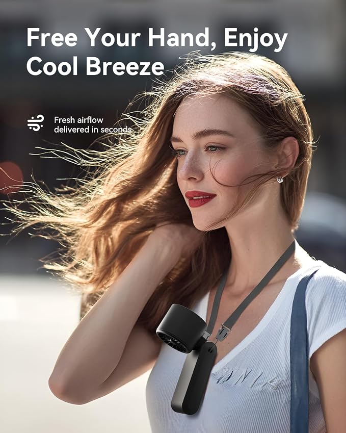2 Pack Handheld Portable Turbo Fan with Ice Cooler, Speed (1-199) 5500mAh*2 Rechargeable Personal Fan,[20H Cooling Time] Mini