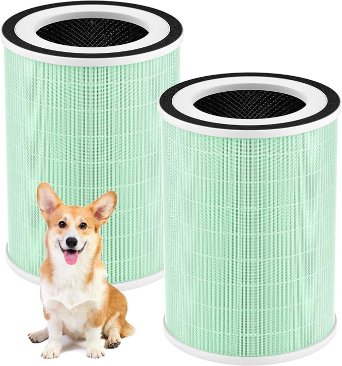 2 Pack HEPA KILO Pet Filter, Compatible with KILO, KILOPLUS, KILOPRO, MIRO,MIRO PRO and MR-Kilo, Kalo Air Pur