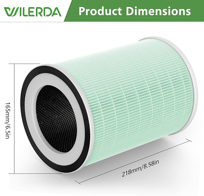 2 Pack HEPA KILO Pet Filter, Compatible with KILO, KILOPLUS, KILOPRO, MIRO,MIRO PRO and MR-Kilo, Kalo Air Pur