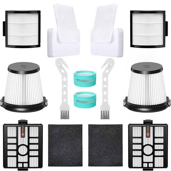 (2 Pack) IW3511 HEPA Filters Replacement Parts Compatible with Shark IW3120 Detect Clean Auto Empty System and Shark, product