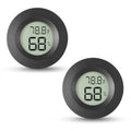 2-Pack Mini Hygrometer & Thermometer, Indoor Outdoor Digital Humidity Meter Gauge Temperature, °F/°C, for Home