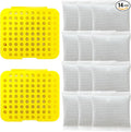 2 Pack Stick On Deodorizing Box, 12 Pack Odor Removing Refills for Trash Can, Activated Charcoal Odor Eliminator for Indoor