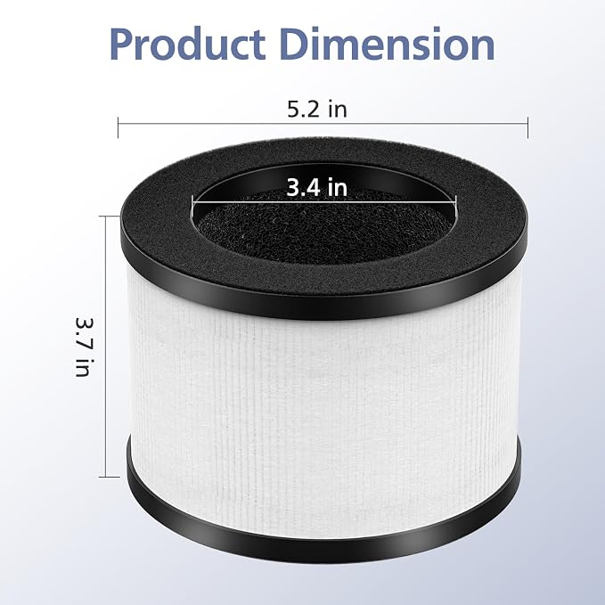 2 Pack TZ-K1 Replacement Filter Compatible with KN6391, Compatible with TZ-K1, Compatible with DH-JH12