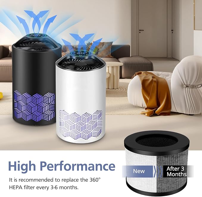 2 Pack TZ-K1 Replacement Filter Compatible with KN6391, Compatible with TZ-K1, Compatible with DH-JH12