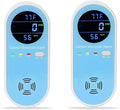 2 Packs Carbon Monoxide Detector Plug in Wall - Carbon Monoxide Alarm with Temperature(°F) & Humidity, Large Color Digital