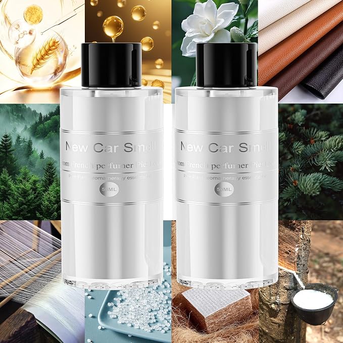 2 Packs Essential Oil Refill for Smart Car Air Freshener, 3.5OZ Car Diffuser Refill, alternate product view 3