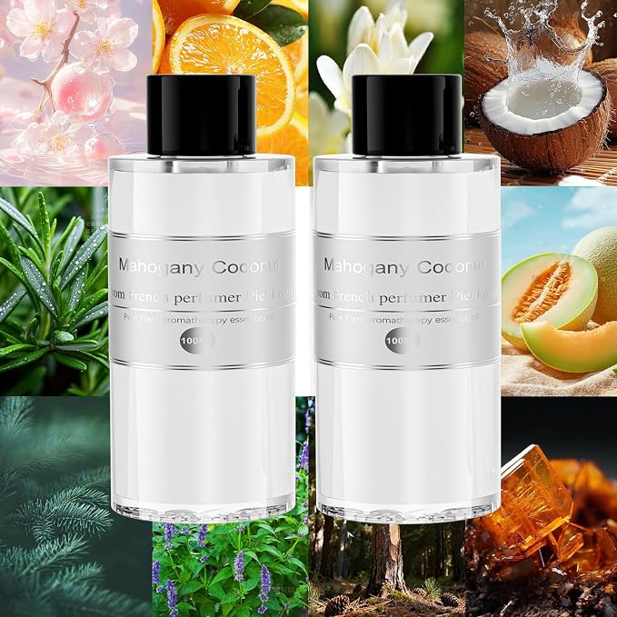 2 Packs Essential Oil Refill for Smart Car Air Freshener, 3.5OZ Car Diffuser Refill, alternate product view 3