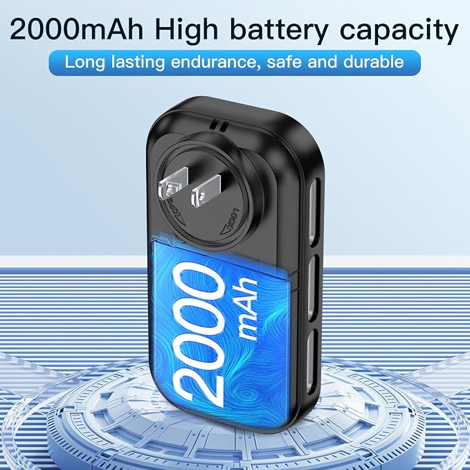 2-Pcs 4IN1 Plug in Smoke & Carbon Monoxide Detector Combination Builti-in 2000 mAh Backup Battery HD Screen [Smoke CO Temp