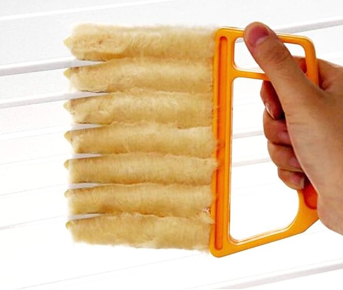2 Pcs Blind Cleaner Washable Window Dusting Cleaner Tool Mini Blind Duster Brush Dust Clean Venetian Blind Brush Window Air