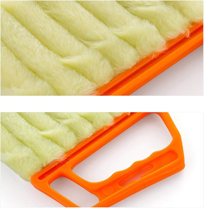 2 Pcs Blind Cleaner Washable Window Dusting Cleaner Tool Mini Blind Duster Brush Dust Clean Venetian Blind Brush Window Air