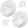 2 Pieces 6 Inch Round Vent Cover, Ceiling Diffuser HVAC Vent Duct Cover Replacement with Screws to Install for