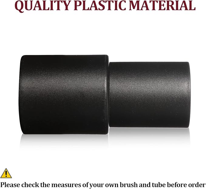2 Pieces Cleaner Adapter 35mm (1-3/8 Inch) to 32 mm (1-1/4 Inch) for Inner Diameter 32 Brush Fit to Outer, alternate view 4