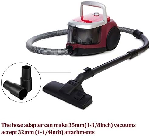 2 Pieces Cleaner Adapter 35mm (1-3/8 Inch) to 32 mm (1-1/4 Inch) for Inner Diameter 32 Brush Fit to Outer, alternate view 5
