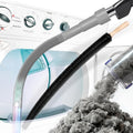 2 Pieces Dryer Vent Cleaner Kit, Dryer Lint Vacuum Attachment and Flexible Dryer Lint Brush, Dryer Vent Vacuum Hose