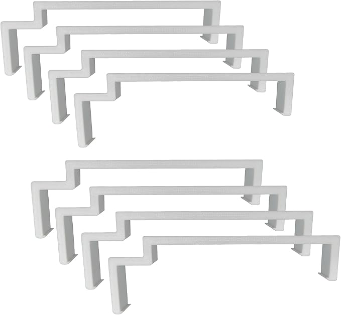 2 Set Box Fan Filter Clips, Air Filter Holder Compatible with 20 Inch Box Fan and Air Furnace Filter, 8 Pcs, product image