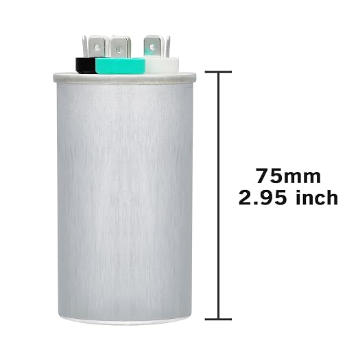 20/3 uF 20+3 MFD 370VAC or 440VAC Dual Run Start Round A/C Capacitor CBB65 Air Conditioner Capacitors for AC, alternate view
