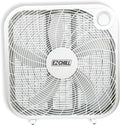 20" Box Fan, 3 Speed Ful Force Air Circulation, Ideal for Home, Bedroom, & Office, White, product image