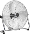 20'' Floor Fans, High Velocity Heavy Duty Metal Industrial Floor Fan for Commercial & Residential, High Power
