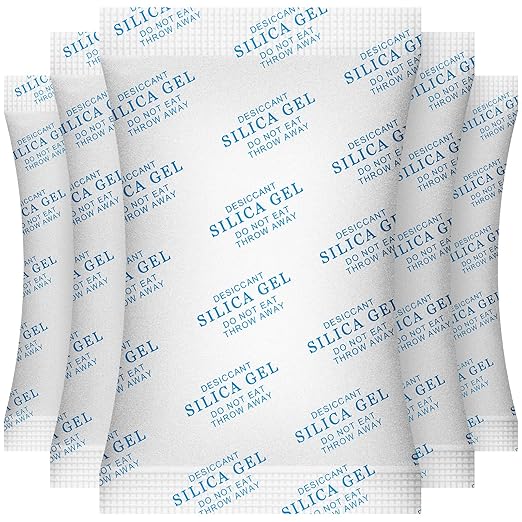 20 Gram(30Packs) Food Grade Moisture Absorbers Silica Gel Packs Desiccant for Storage,Food Safe Dessicant Silica Gel Packets