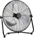 20" High Velocity Industrial Cooling Floor Fan with 3 Speeds, Tilt Head, ETL-Listed Safety Compliance, Metal Housing and