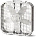 20-inch Classic Box Fan Three-speed weatherproof motor High-speed airflow Space-saving design Energy-efficient and