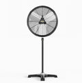 20 Inch Industrial Pedestal Fan,5000CFM High Velocity and Heavy Duty Standing Fan, Metal Fan with One-touch Oscillating