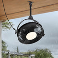 20" Outdoor Ceiling Fan with Lights, Waterproof Gazebo Hanging Fan with Remote Control, Plug in Caged Ceiling Fan with 3CCT