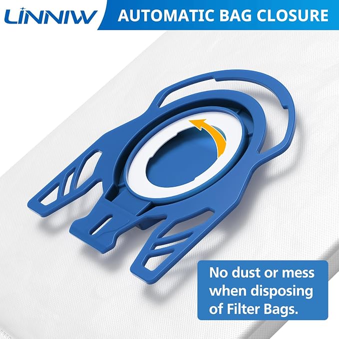 20 Pack 3D Airclean GN Vacuum Bags Compatible with Classic C1, Complete C1, Complete C2, Complete C3, S227 S240, S270