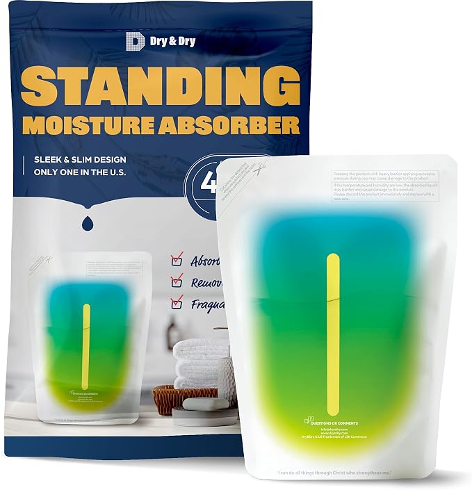 20 Pack Standing Moisture Absorbers for Basements, Closets, Bathrooms & Laundry Rooms, product image