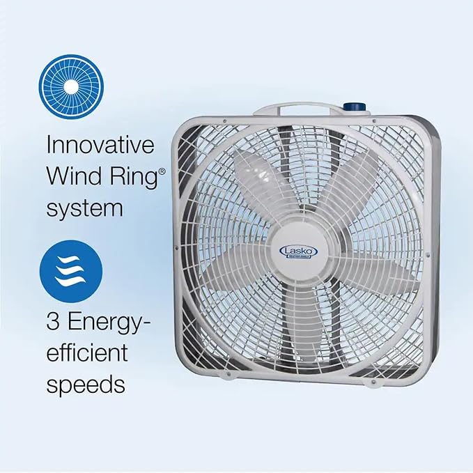 20" Weather-Shield Performance Box Fan, 3-Speed (3720), alternate product view 3