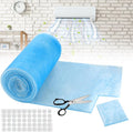 20 x 118 Inch Merv 6 Reusable Air Vent Filter Cut to Size Electrostatic Floor Vent Filter with Adhesive Hook Tape Washable