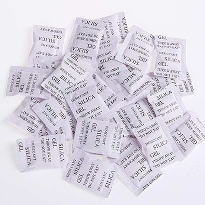 200 Pcs Food Grade Security Silica Gel Desiccant Pack Moisture Absorber Dehumidifier (Size:200 pcs), product image
